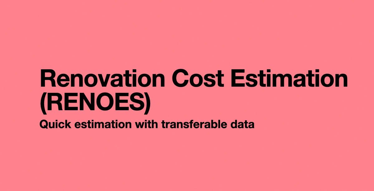 RENOES Renovation Cost Estimation