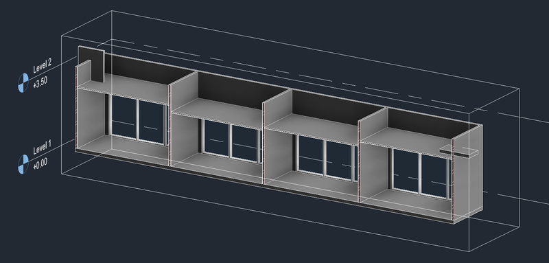 Sample Model for Room Solid Intersect Element RevitAPI Python
